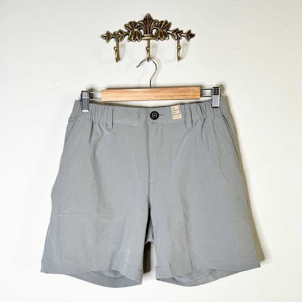 Chubbies Shorts Everywear 6" Men Size Small Gray Casual Drawstring NEW